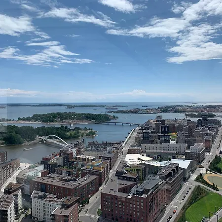 Sunny Brand New Sea View Luxury Skyscraper Apartment In Helsinki Exterior photo